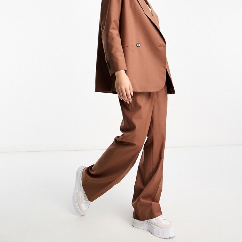 NWT AllSaints Corin Miro Straight Trousers - Picture 3 of 5